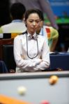 Cha Yu-ram Billiard Player Of South Korea Stock Photo