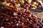 Dried Date Fruits Stock Photo