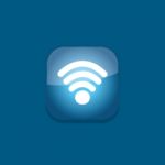 Wifi Button Icon Flat   Illustration  Stock Photo