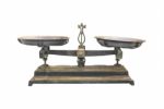 Antique Iron Scale Stock Photo