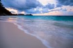 Beach And Sea Sunset At Koh Miang Thailand Stock Photo