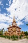 Wat Chalong Or Wat Chaitaram Temple Stock Photo