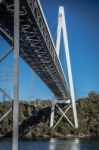 Batman Bridge By The Tamar River Near Sidmouth Stock Photo