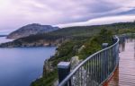 Carp Bay In Freycinet National Park Stock Photo