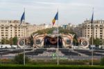 Bucharest/romania - September 21 : View From The Palace Of The P Stock Photo