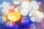 Colorful Bokeh Background (colorful Blurred Wallpaper) Stock Photo