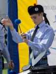 Drummer In The Air Training Corp Band Stock Photo