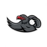 Eagle Handball Player Mascot Stock Photo