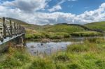 View Over The River Twiss Near Ingleton In Yorkshire Stock Photo