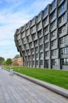 Almere, Netherlands - May 5, 2015: Apartment Building 'the Wave' Stock Photo