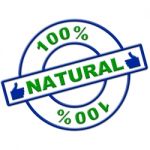 Hundred Percent Natural Represents Healthy Pure And Completely Stock Photo