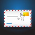 Airmail Icon Stock Photo