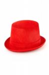 Red Hat Trilby Stock Photo