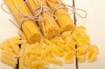 Bunch Of Italian Pasta Type Stock Photo