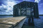 Maroochy River Boat House During The Day Stock Photo