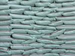 Fertilizer In Plastic Sack Stock Photo