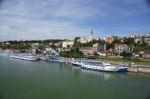 Belgrade, Capital Of Serbia, View From The River Sava Stock Photo