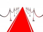 Red Carpet Stock Photo