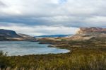 Autumn In Patagonia. The Torres Del Paine National Park In The S Stock Photo