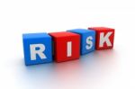 Risk Blocks Stock Photo