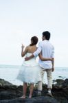 Pre Wedding Stock Photo