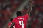 Kolo Toure Of Liverpool Stock Photo