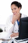 Female Healthcare Professional Stock Photo