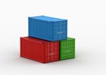 Cargo Containers Stock Photo