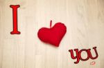 I Love You Message Stock Photo