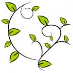 Nature Tree Symbol Illustration Stock Photo