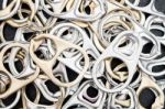 Ring Pull Cans Opener Background Stock Photo