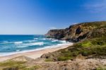 Beautiful Beach In Sagres Stock Photo