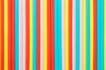 Colorful Straws Stock Photo