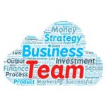 Business & Finance Related Word Cloud Background Stock Photo