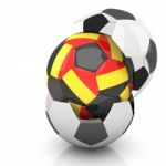 Belgium Soccer Ball Isolated White Background Stock Photo