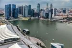 Singapore Skyline Stock Photo