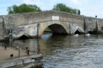 View Of The Bridge At Potter Heigham Stock Photo