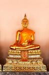 Buddha In Wat Pho Thailand Stock Photo