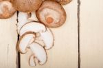 Shiitake Mushrooms Stock Photo