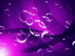 Glow Bubbles Represents Light Burst And Mauve Stock Photo