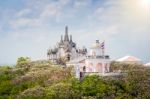 Temple On Top Of Mountain,architectural Details Stock Photo