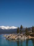 Landscape Of Lake Tahoe Stock Photo