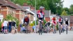 Cyclists Participating In The Velethon Cycling Event In Cardiff Stock Photo