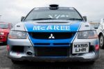 V. Mcaree Mitsubishi Evo Stock Photo