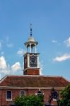 Mind The Time Clock At A School In Matfield Kent Stock Photo