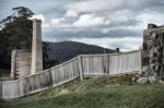 Port Arthur Building In Tasmania, Australia Stock Photo