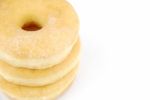 Sweet Donuts (white Background) Stock Photo