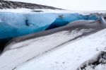 Crystal Ice Cave Near Jokulsarlon Stock Photo