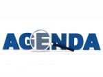 Agenda Word Means To Do Schedule Program Or Agendas Stock Photo