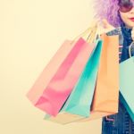 Woman With Shopping Bags Stock Photo